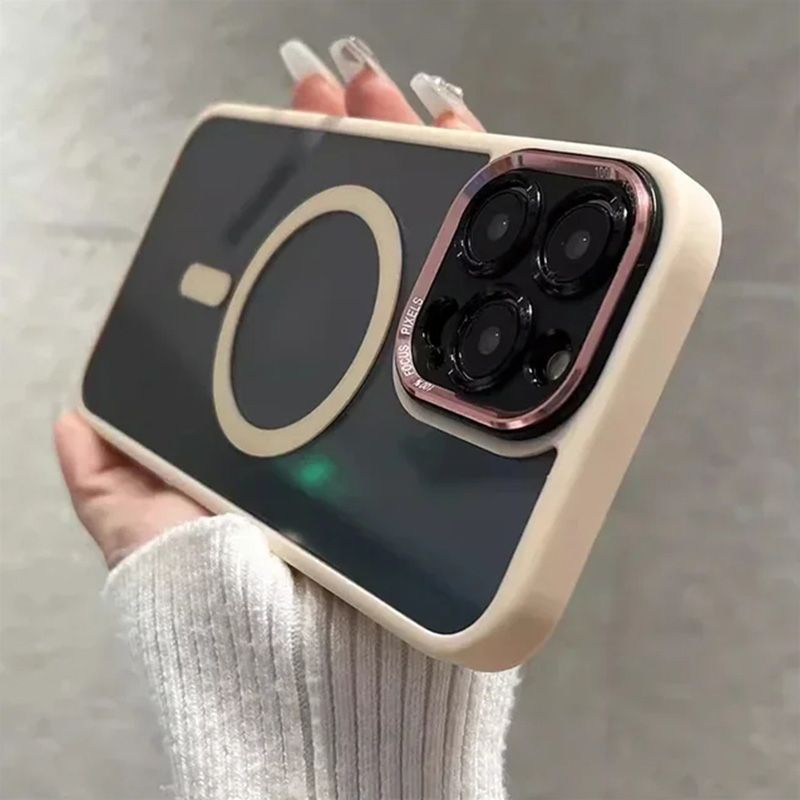 Magnetyczne etui ochronne na iPhone – iShield-Szary-iPhone 16-Trend Polska