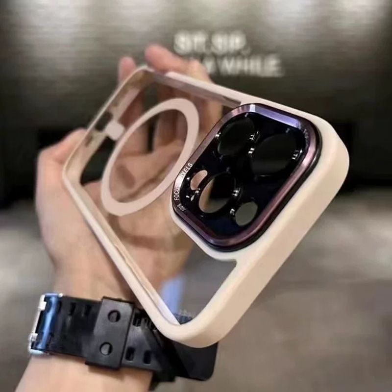 Magnetyczne etui ochronne na iPhone – iShield-Szary-iPhone 16-Trend Polska