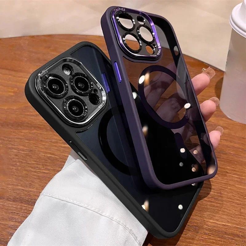 Magnetyczne etui ochronne na iPhone – iShield-Szary-iPhone 16-Trend Polska