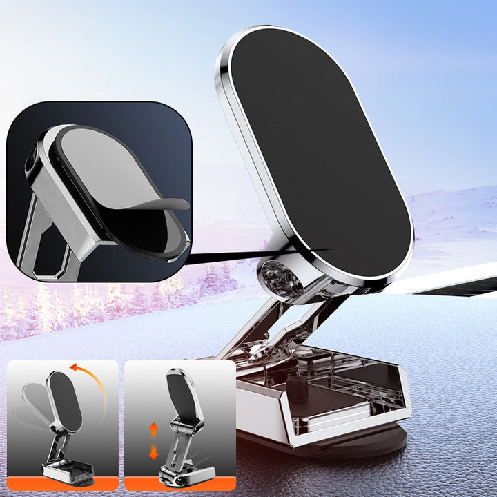 Magnetyczny uchwyt na telefon do samochodu – MagMount Fold-Czarny-Trend Polska