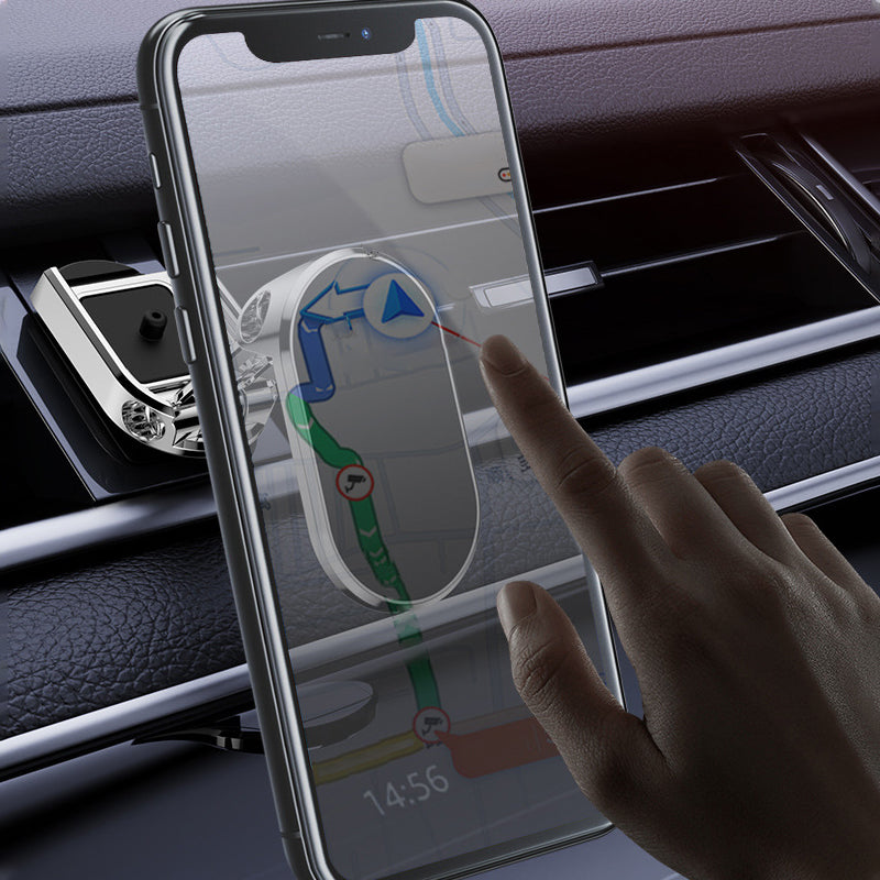 Magnetyczny uchwyt na telefon do samochodu – MagMount Fold-Czarny-Trend Polska