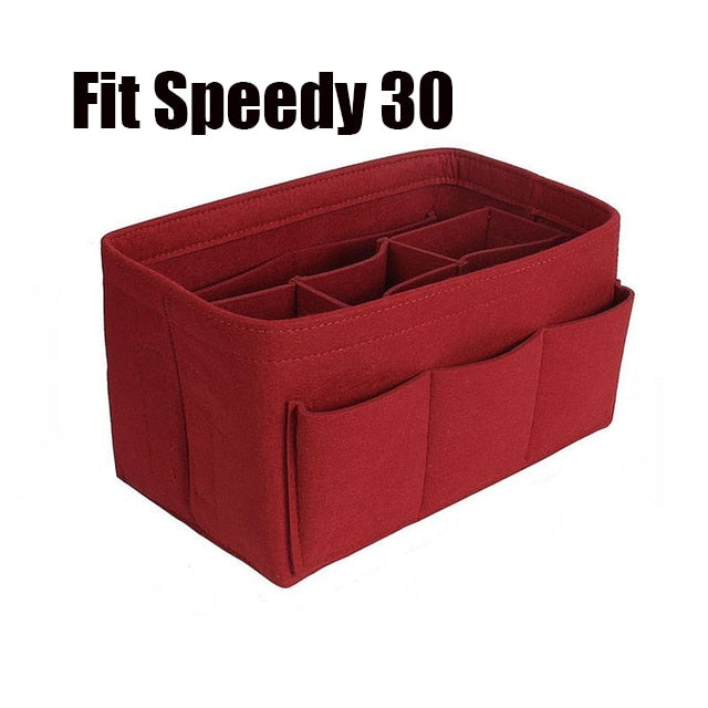 Torba z filcu i organizer na kosmetyki
