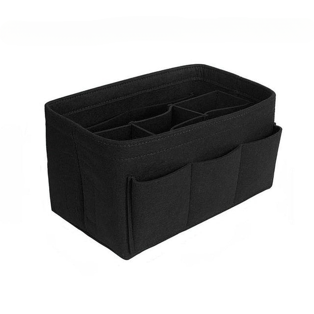 Torba z filcu i organizer na kosmetyki