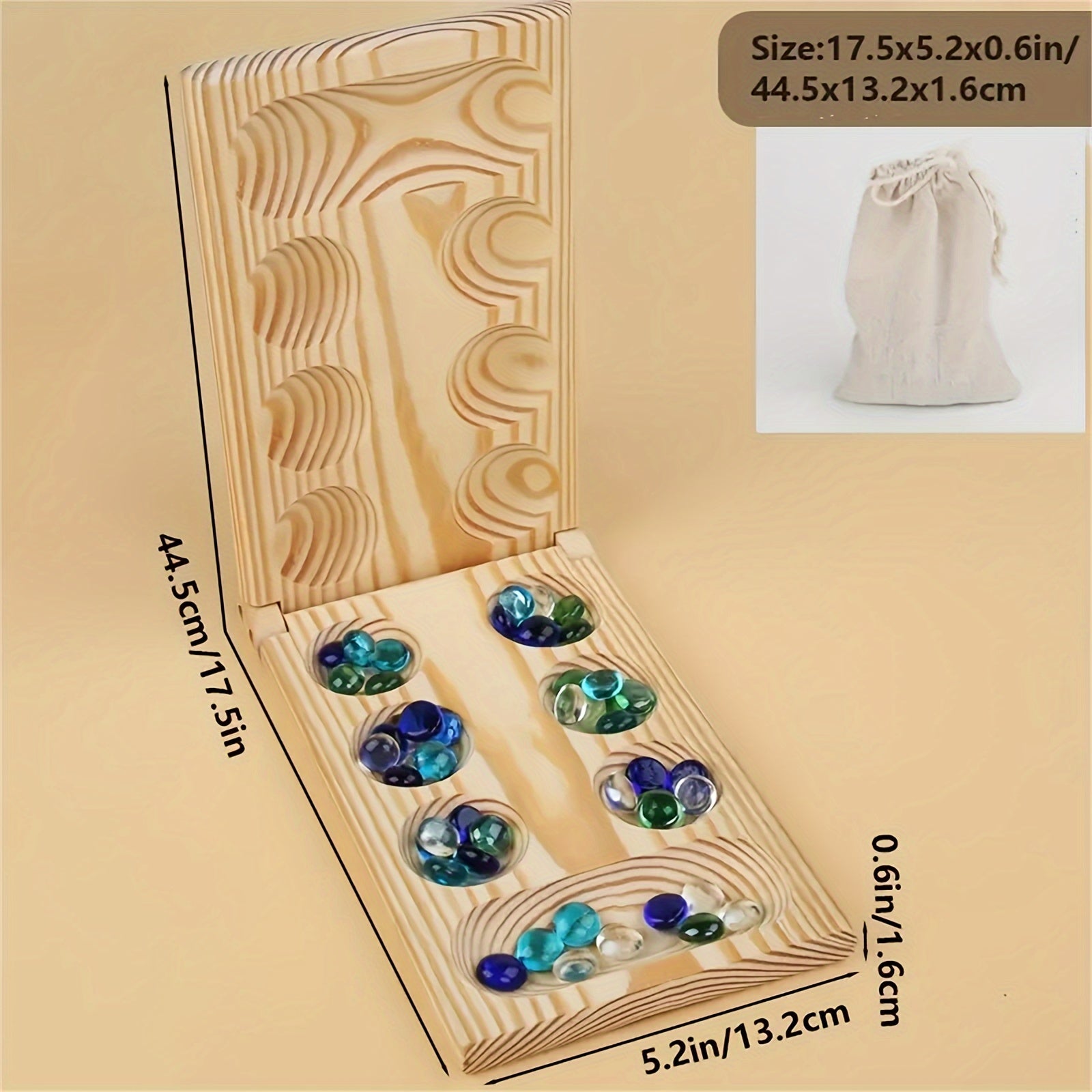 Mancala Deluxe Gra Planszowa - BrainStones-Trend Polska