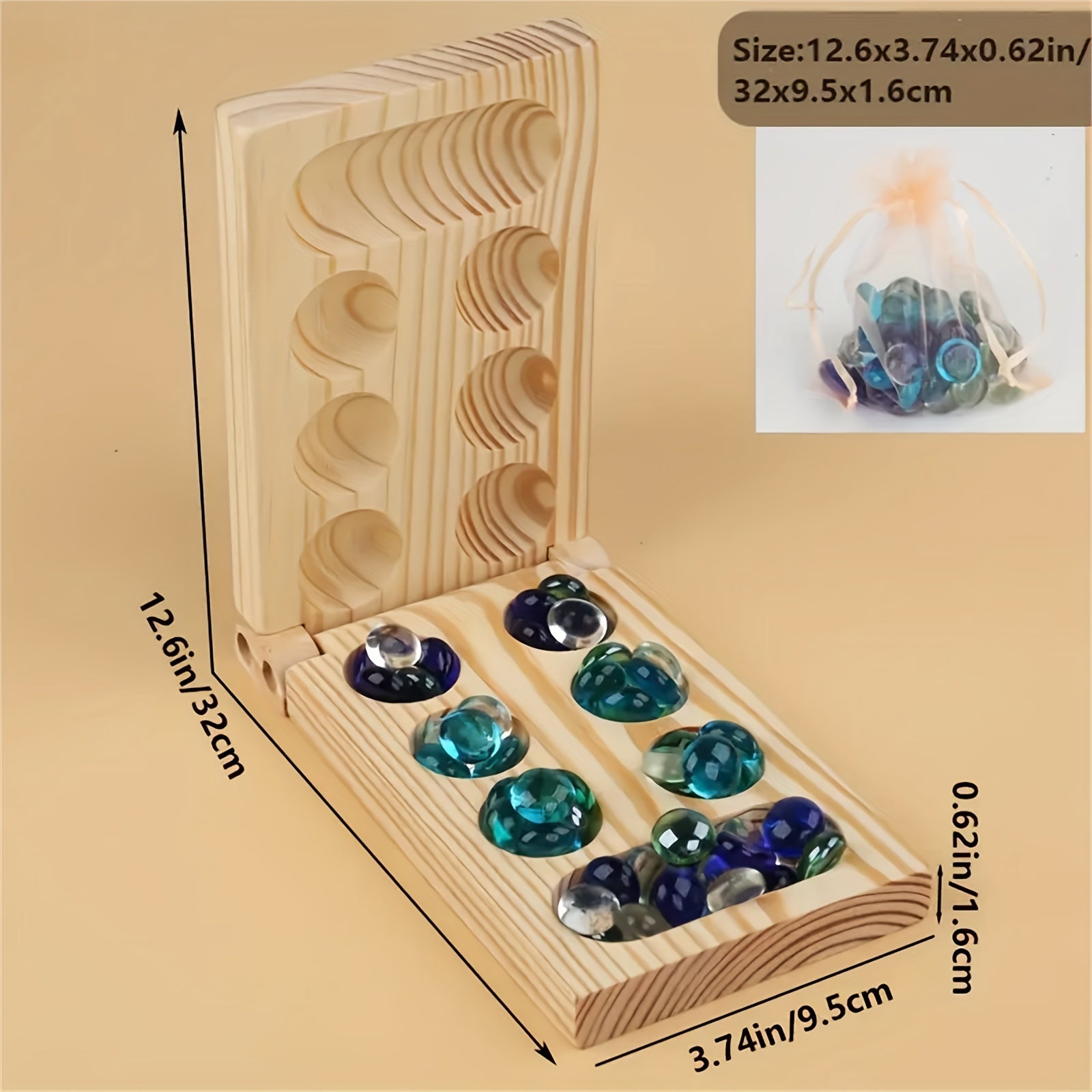 Mancala Deluxe Gra Planszowa - BrainStones-Trend Polska