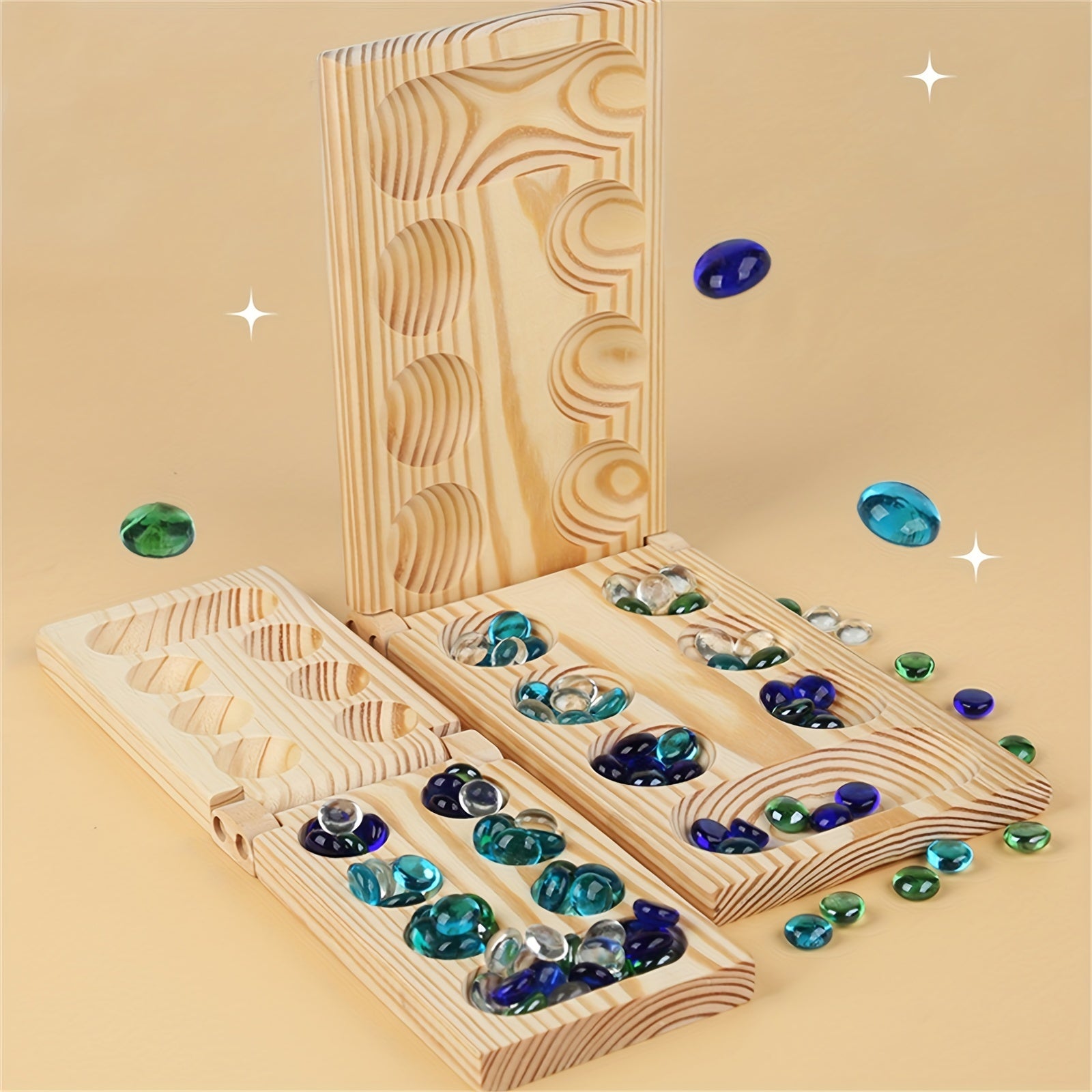 Mancala Deluxe Gra Planszowa - BrainStones-Trend Polska