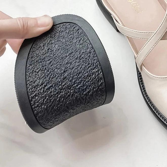 Mary Jane Pumps z eleganckim zapięciem - Clara-Ivory-35-Trend Polska