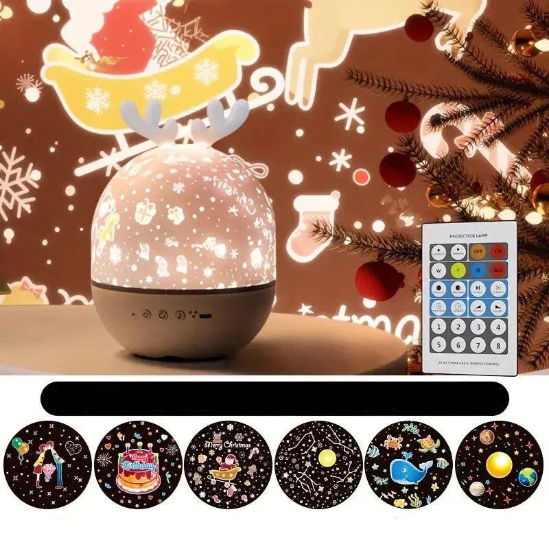 Marzenia z Nox – Magiczny projektor gwiazd dla dzieci-Lampa Królik-Trend Polska