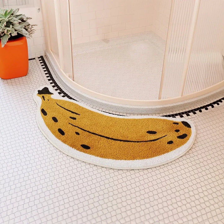 Mata antypoślizgowa z wzorem w banany lub bakłażany - ZestPad-Banan-S (40x80cm)-Trend Polska