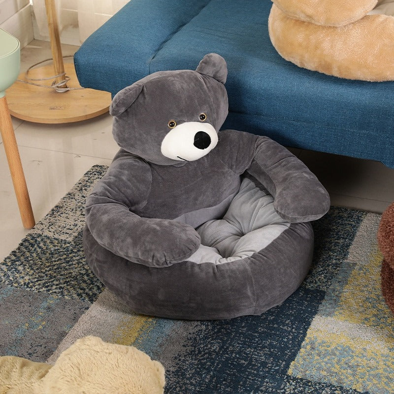 Materac dla zwierząt - PawCuddle-Mały-Szary-Trend Polska