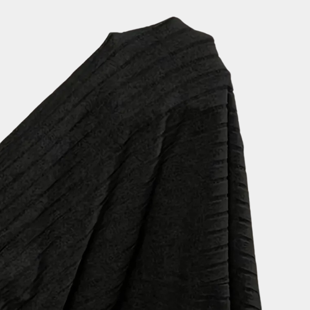 Maxi spódnica z falbanami – Selina-Czarny-XS-Trend Polska