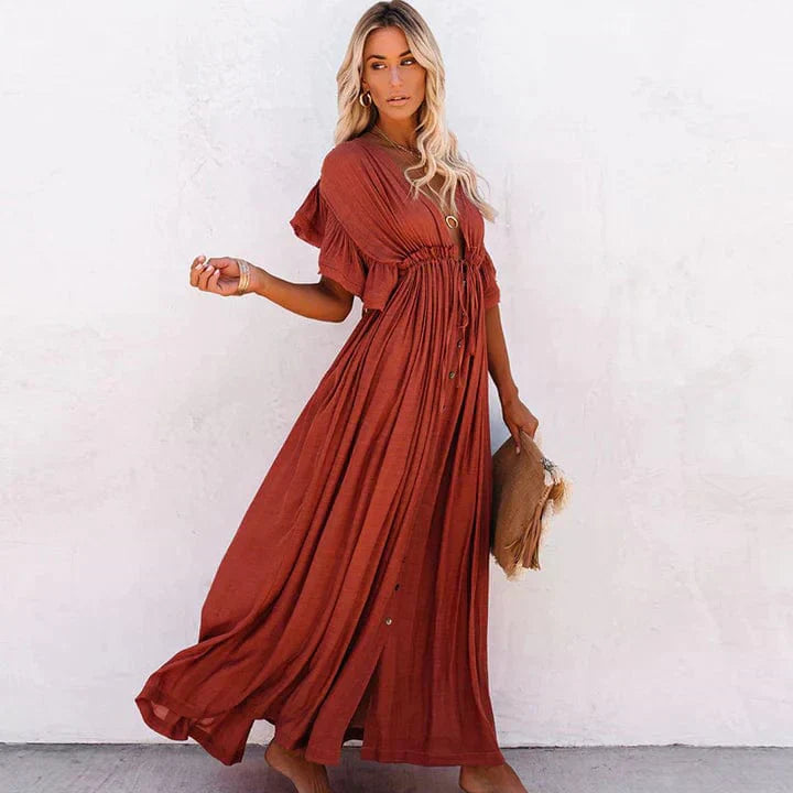 Maxi Sukienka Plażowa – Sienna-XS-Trend Polska