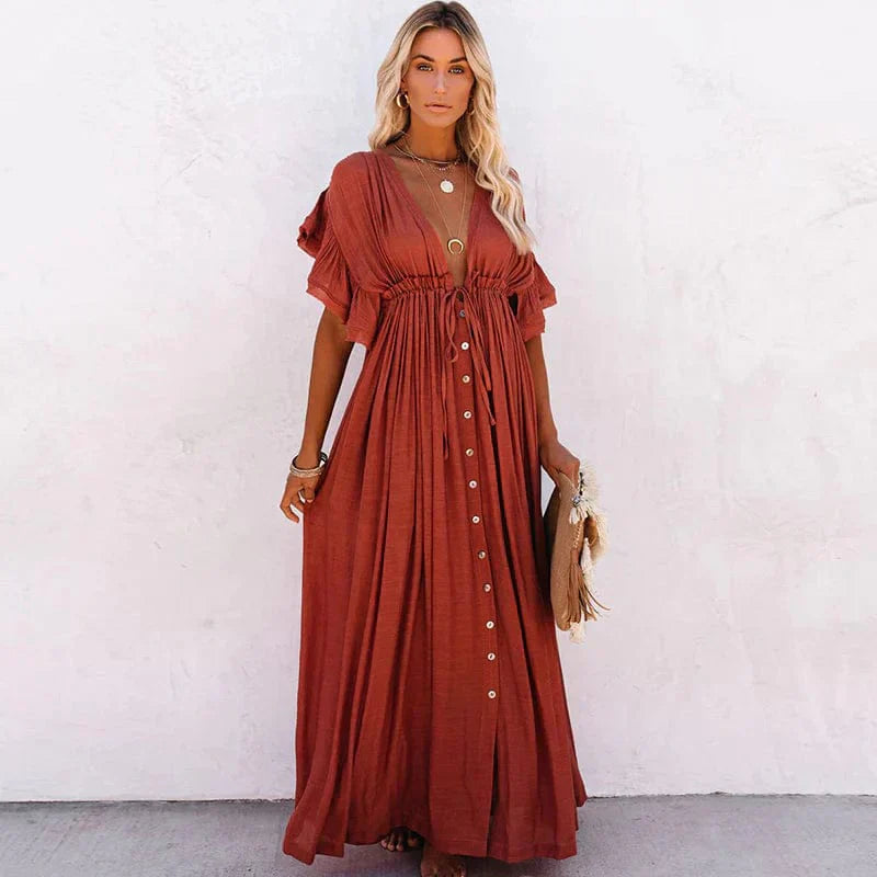Maxi Sukienka Plażowa – Sienna-XS-Trend Polska