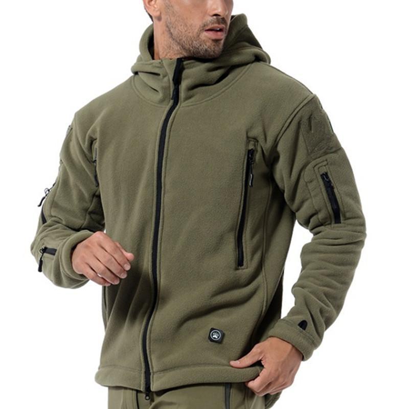 Męska Kamizelka Polarowa - ThermaVest-Zielony-XS-Trend Polska