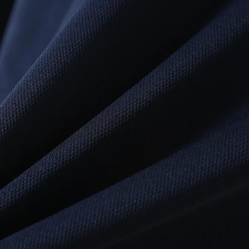 Męska koszulka polo z długim rękawem - Oliver-Czarny-S-Trend Polska