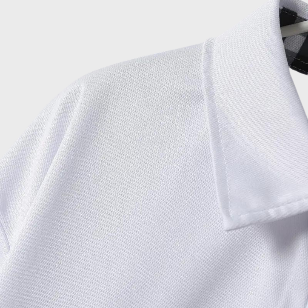 Męska koszulka polo z długim rękawem - Oliver-Czarny-S-Trend Polska