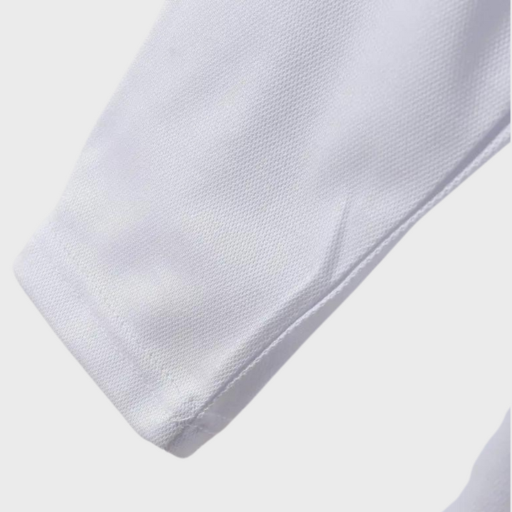 Męska koszulka polo z długim rękawem - Oliver-Czarny-S-Trend Polska