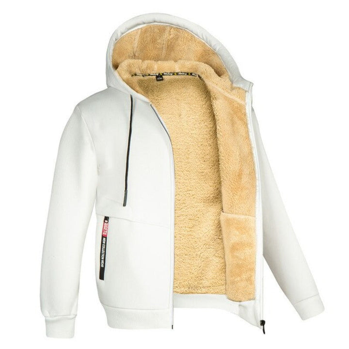 Męska zimowa kamizelka – GentWarm-Biały-S-Trend Polska