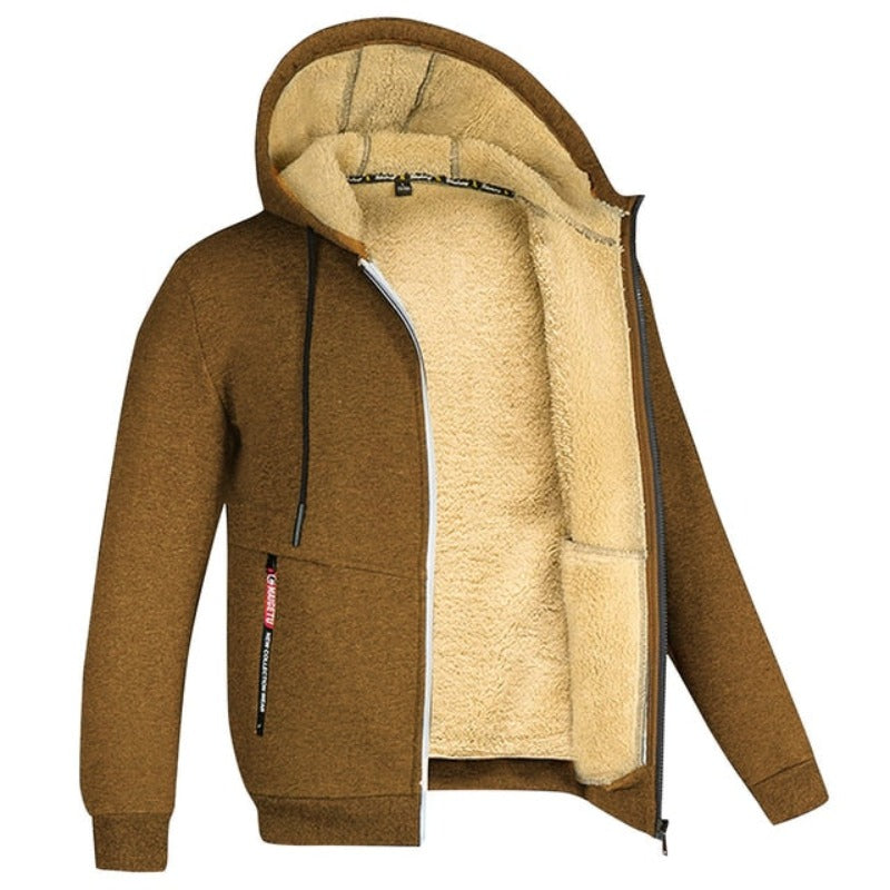 Męska zimowa kamizelka – GentWarm-Brązowy-S-Trend Polska