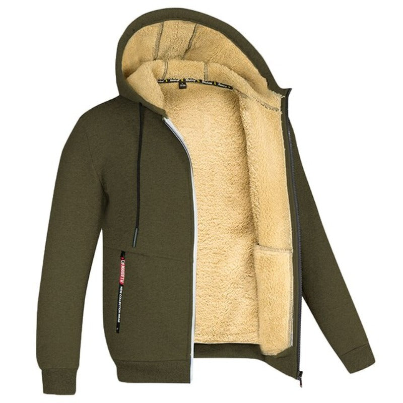 Męska zimowa kamizelka – GentWarm-Zielony wojskowy-S-Trend Polska