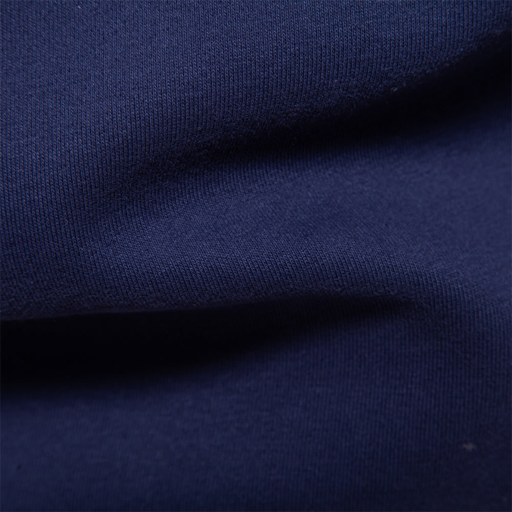 Męski sweter polo z długim rękawem - Rafael-Ciemnoniebieski-S-Trend Polska