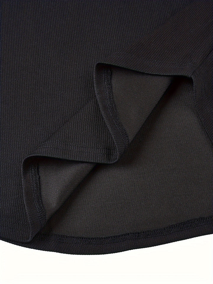 Męski T-shirt z głębokim dekoltem V i teksturą - Rafael-Biały-S-Trend Polska