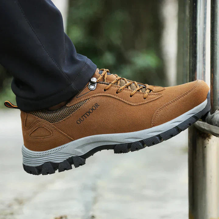 Męskie buty ortopedyczne do chodzenia – Mees-Brązowy-39-Trend Polska