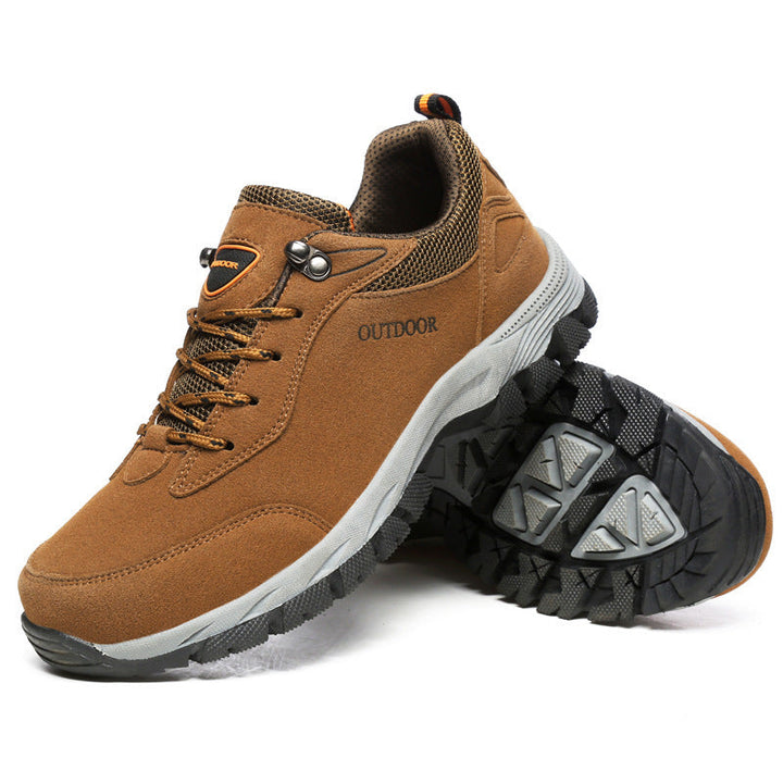 Męskie buty trekkingowe - StrideComfort-Brązowy-39-Trend Polska
