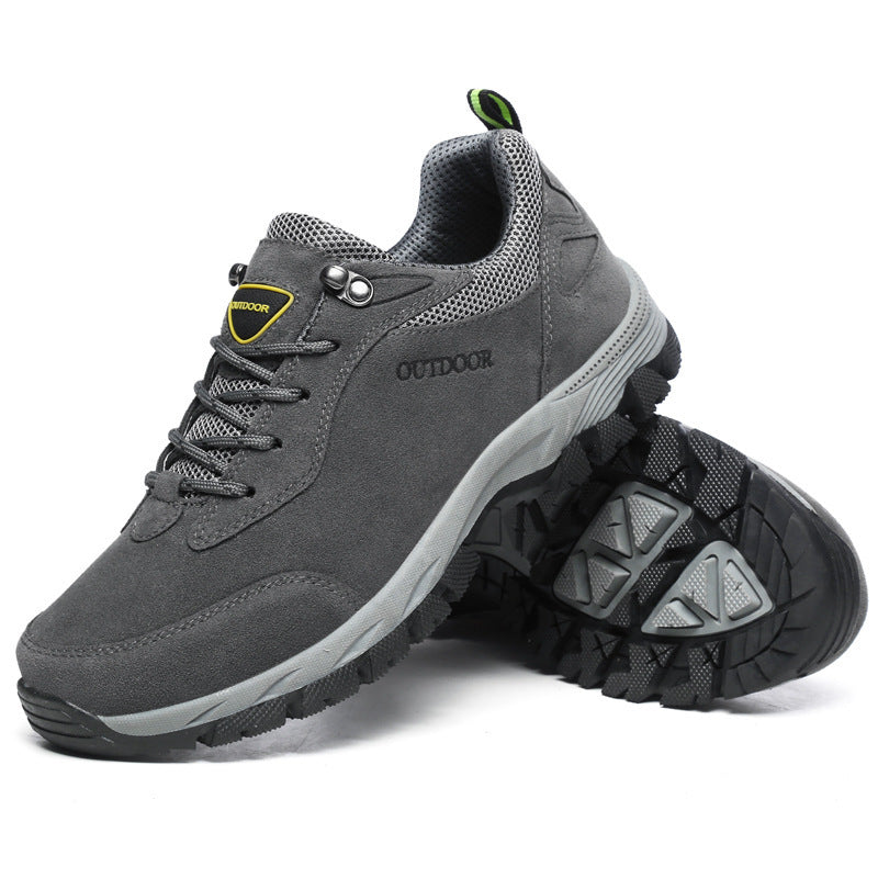 Męskie buty trekkingowe - StrideComfort-Szary-39-Trend Polska