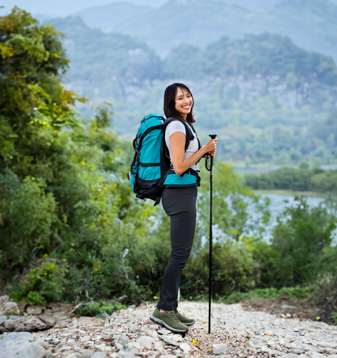 Męskie buty trekkingowe - StrideComfort-Brązowy-39-Trend Polska