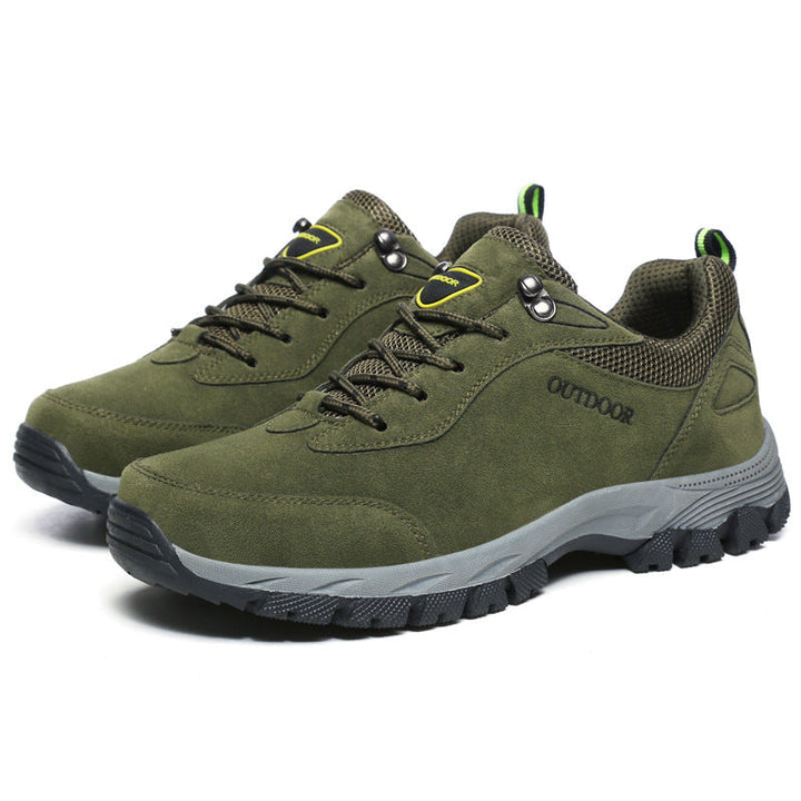 Męskie buty trekkingowe - StrideComfort-Zielony-39-Trend Polska
