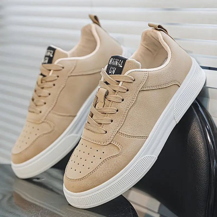 Męskie buty wędrówki z zamszu z komfortową podeszwą i stylem – Marco-Brązowy-39-Trend Polska