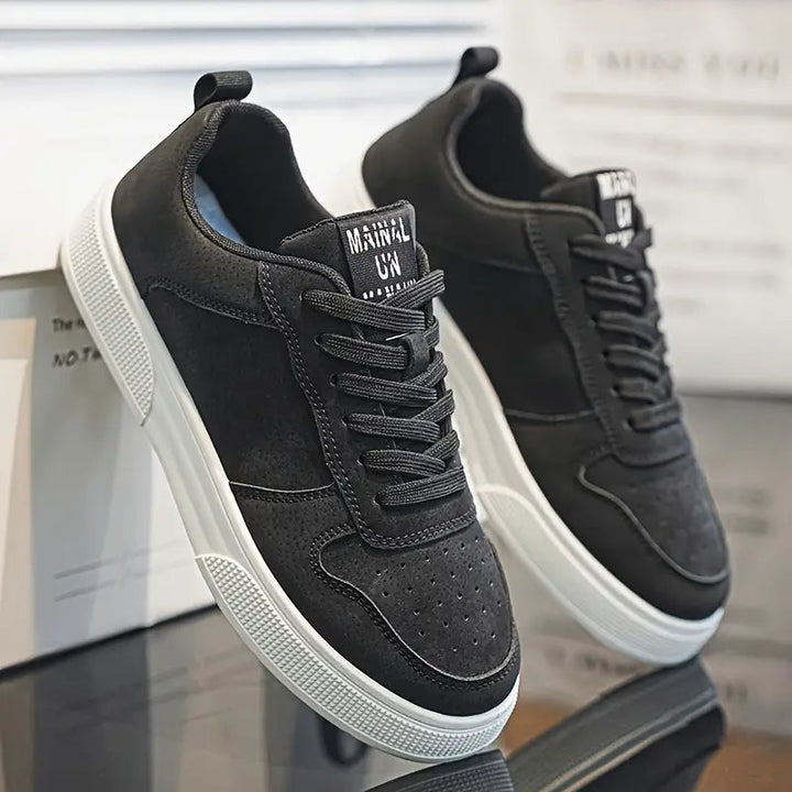 Męskie buty wędrówki z zamszu z komfortową podeszwą i stylem – Marco-Zielony-39-Trend Polska