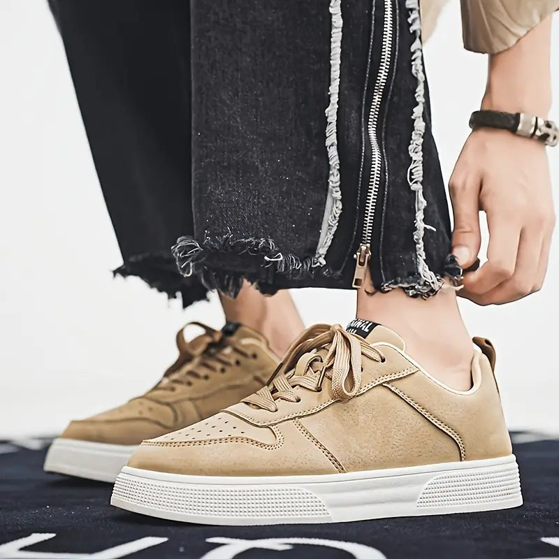 Męskie buty wędrówki z zamszu z komfortową podeszwą i stylem – Marco-Zielony-39-Trend Polska