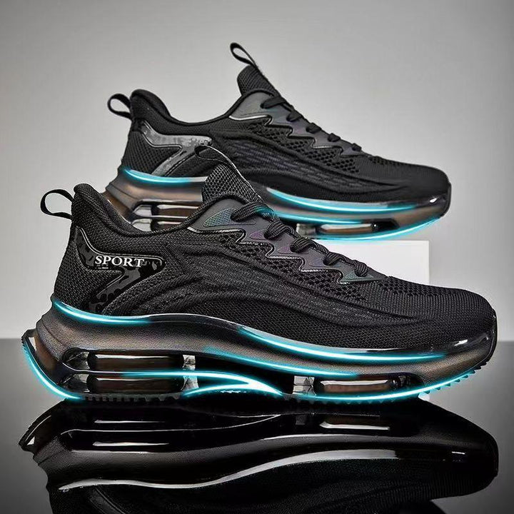 Męskie sneakersy z technologią poduszki powietrznej – Lorenzo-Czarny-39-Trend Polska