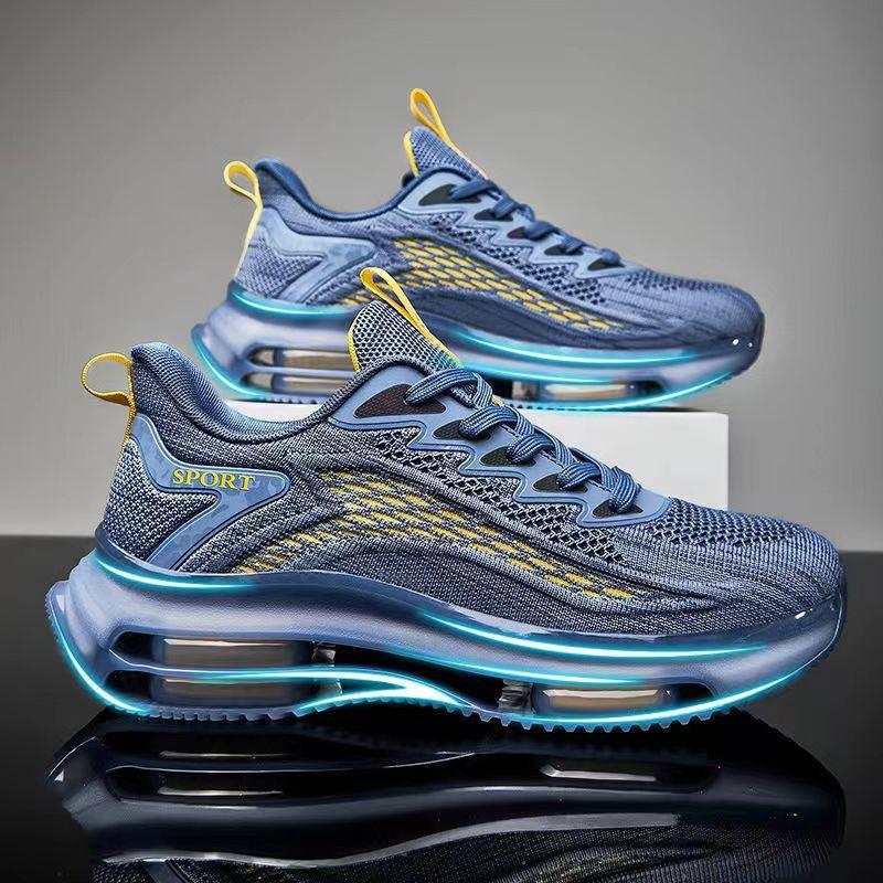 Męskie sneakersy z technologią poduszki powietrznej – Lorenzo-Niebieski-39-Trend Polska