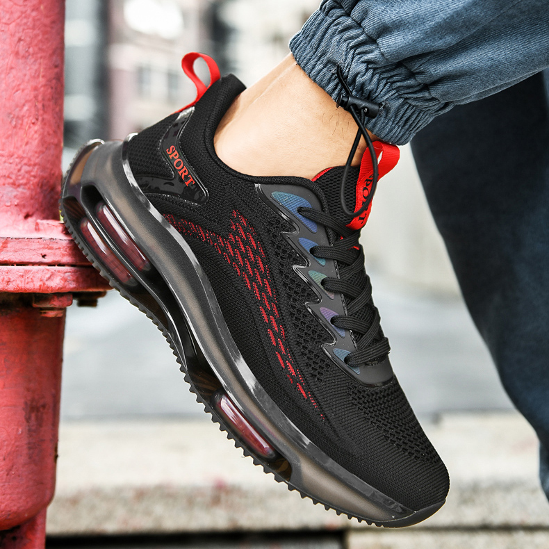 Męskie sneakersy z technologią poduszki powietrznej – Lorenzo-Niebieski-39-Trend Polska