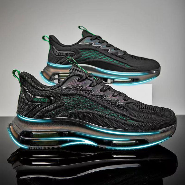 Męskie sneakersy z technologią poduszki powietrznej – Lorenzo-Zielony-39-Trend Polska