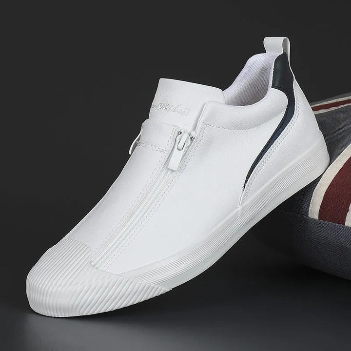 Męskie Sneakersy z Zamkiem i Komfortem – Noah-Biały-39-Trend Polska
