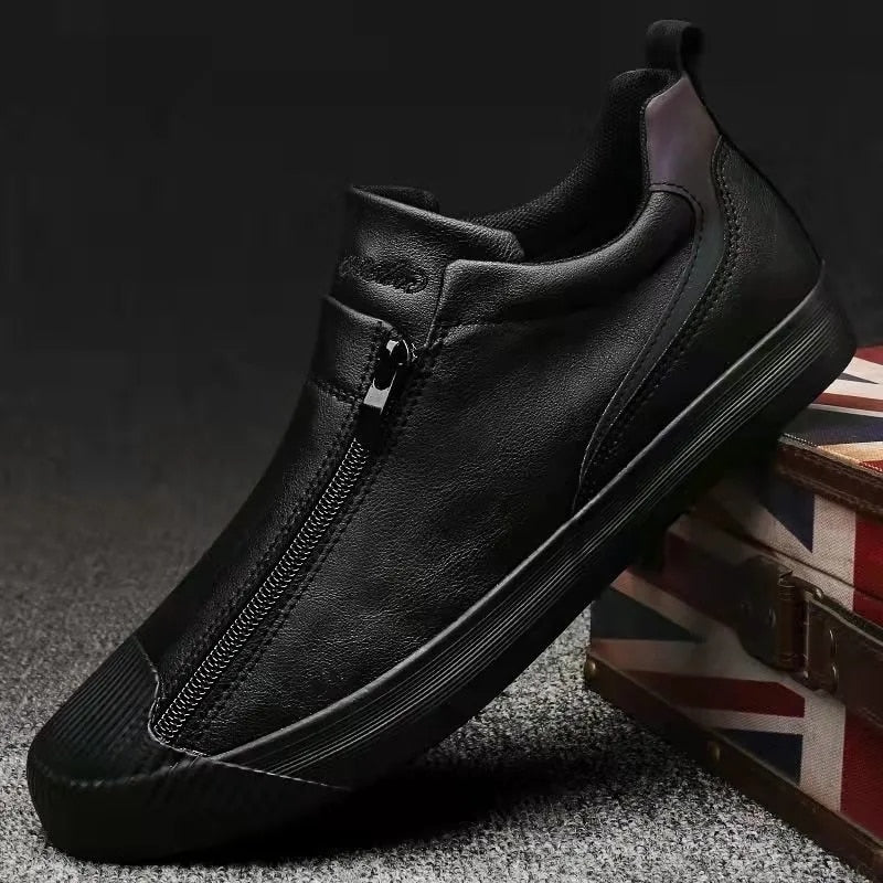 Męskie Sneakersy z Zamkiem i Komfortem – Noah-Czarny-39-Trend Polska