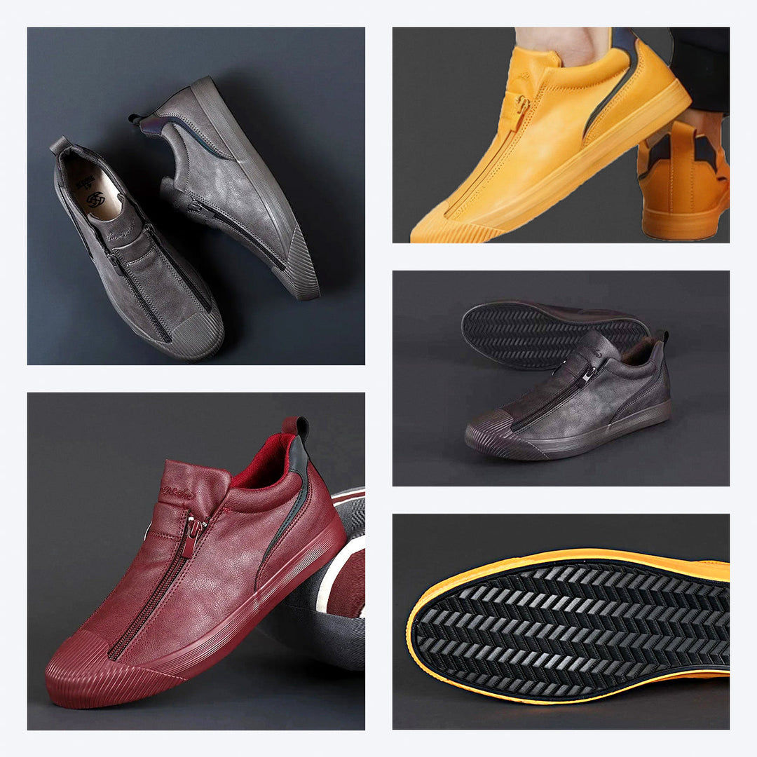 Męskie Sneakersy z Zamkiem i Komfortem – Noah-Czarny-39-Trend Polska