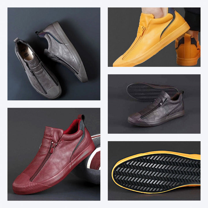 Męskie Sneakersy z Zamkiem i Komfortem – Noah-Czarny-39-Trend Polska