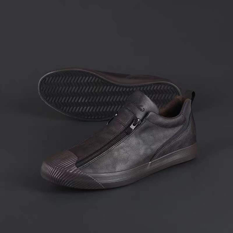 Męskie Sneakersy z Zamkiem i Komfortem – Noah-Czarny-39-Trend Polska
