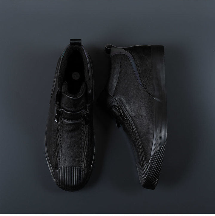Męskie Sneakersy z Zamkiem i Komfortem – Noah-Czarny-39-Trend Polska