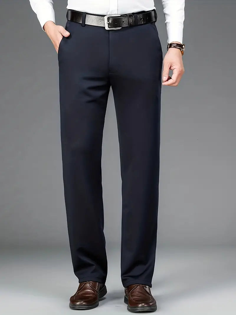 Męskie spodnie stretch - ExecFlex-Chabrowy (Wyprzedane!)-XS-Trend Polska