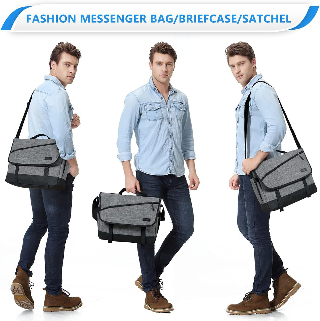 Wodoodporna torba na laptopa typu messenger z regulowanym paskiem – Seria WorkMate