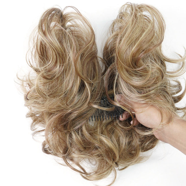 Messy Clip-in Bun z boczną klamrą – Elina-Czarny-Trend Polska