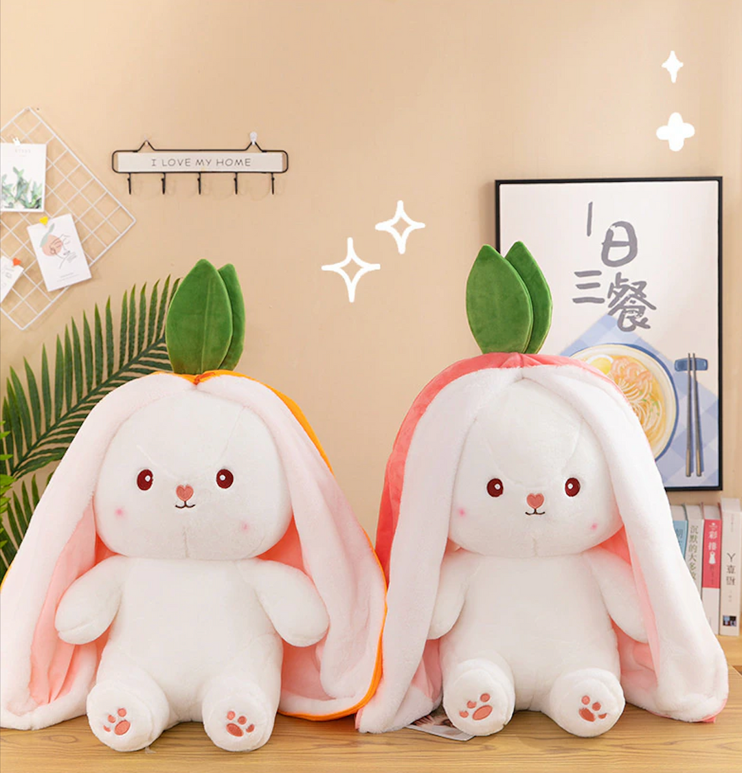 Miękka maskotka króliczka - SnuffelBun-Marchewka Króliczek-18 cm-Trend Polska