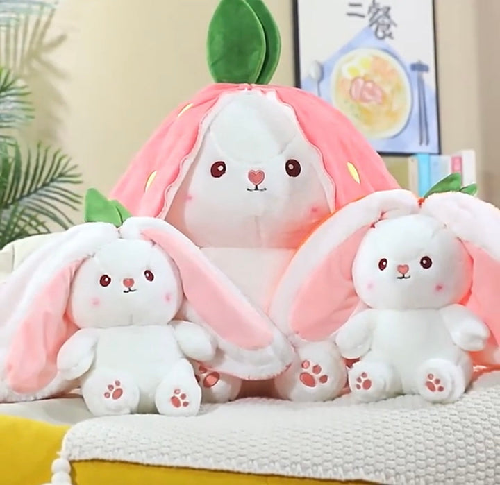 Miękka maskotka króliczka - SnuffelBun-Marchewka Króliczek-18 cm-Trend Polska