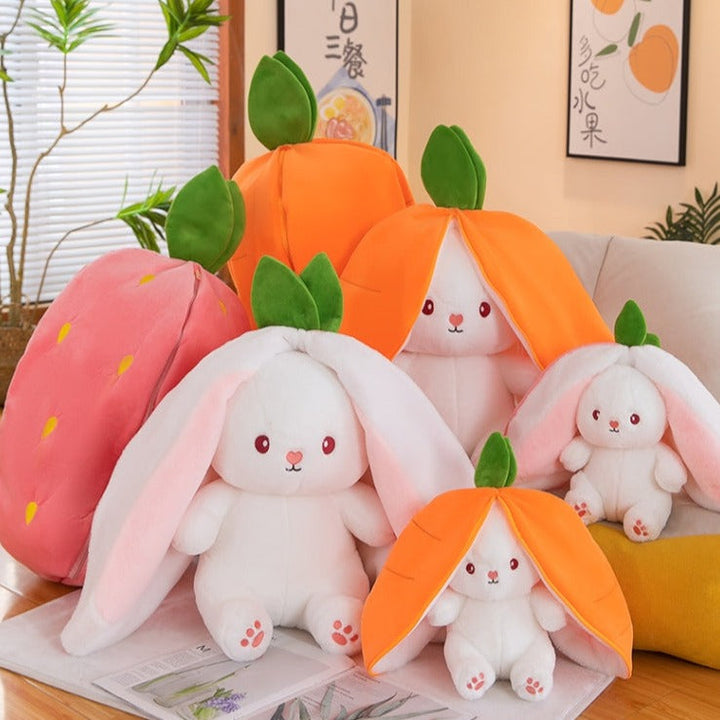 Miękka maskotka króliczka - SnuffelBun-Marchewka Króliczek-18 cm-Trend Polska